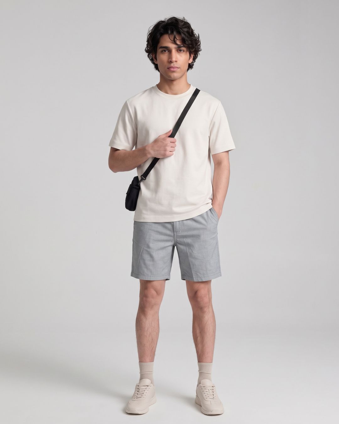 Men’s Grey Bermuda Shorts