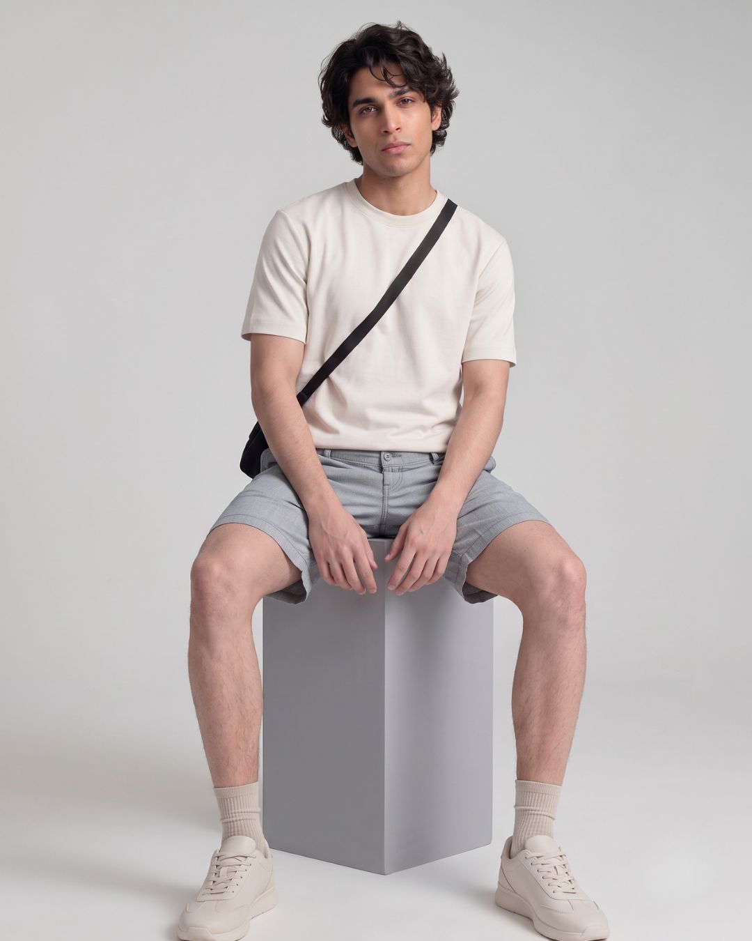 Men’s Grey Bermuda Shorts