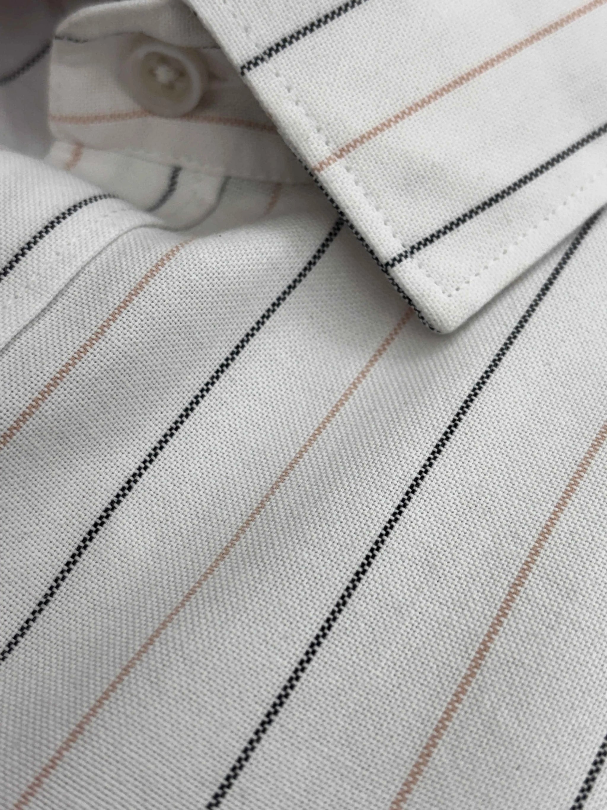White Pinstripe Shirt