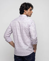 Purple Floral printed Shirt