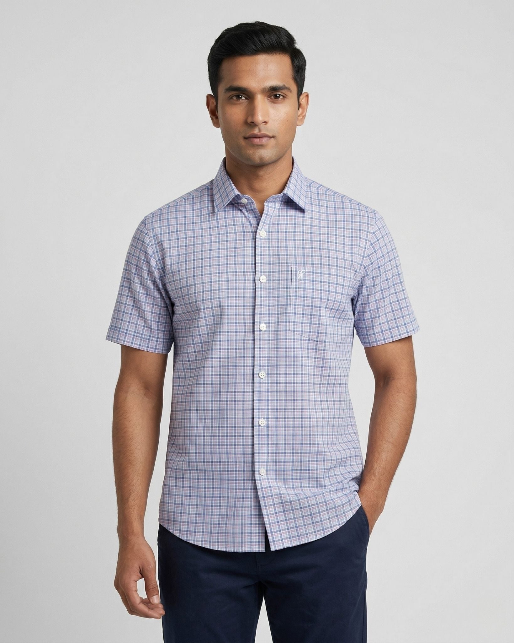 Multi-Colour Checked Shirt