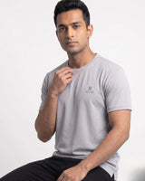 Men’s Light Grey Crew Neck T-Shirt