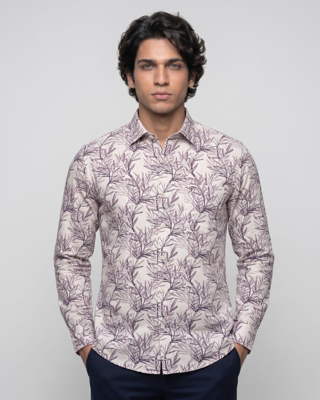 Coral Printed Shirt
