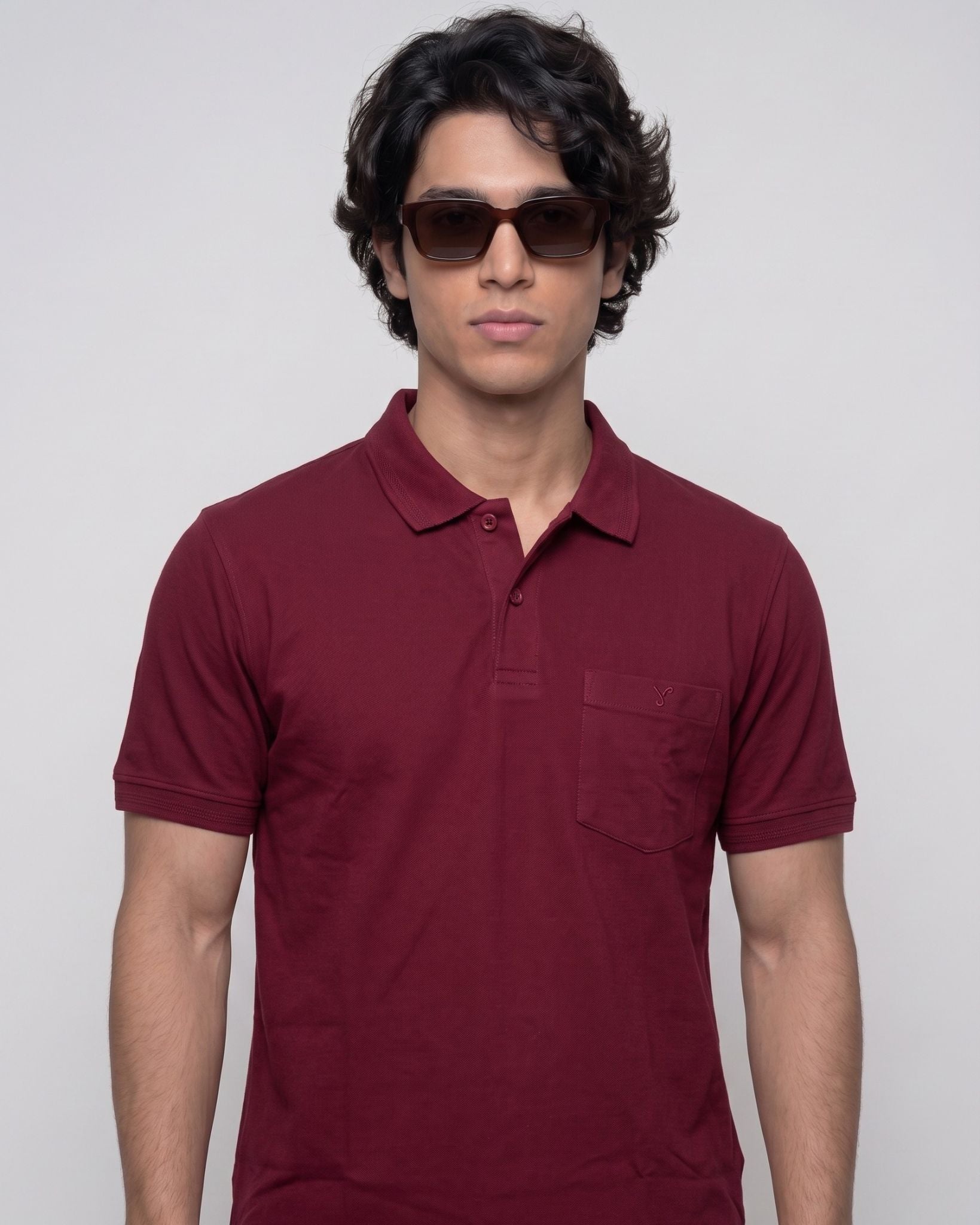 Maroon Polo T-shirt