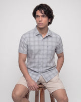 Sky Blue Striped Shirt
