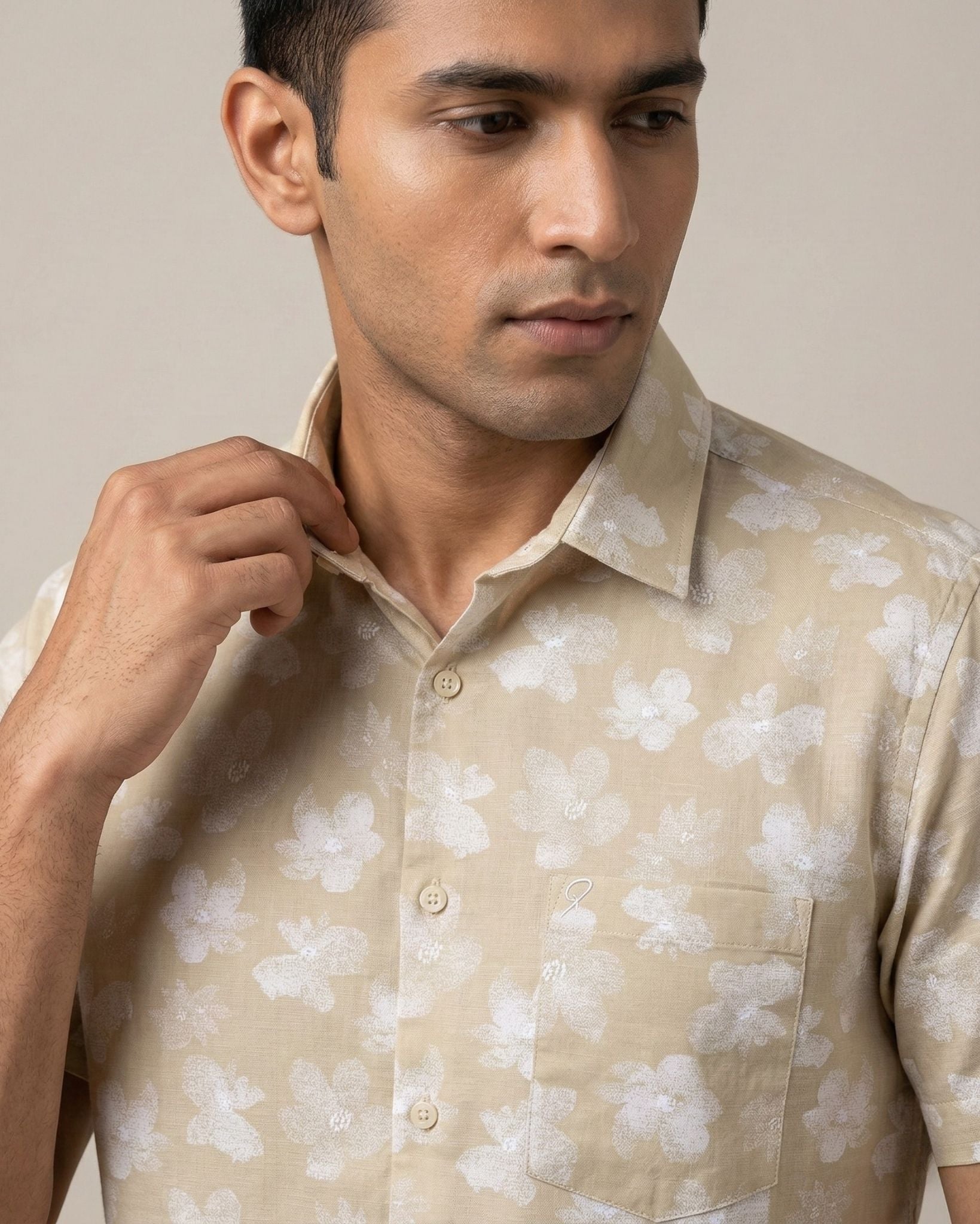 Yellow Printed Shirt