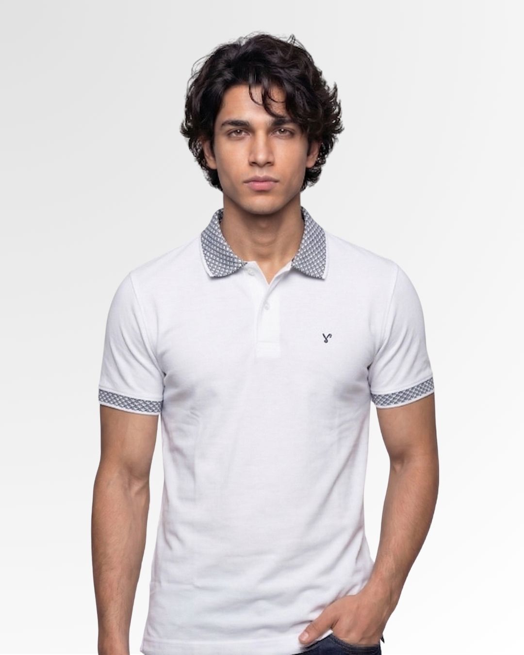 White Premium Polo