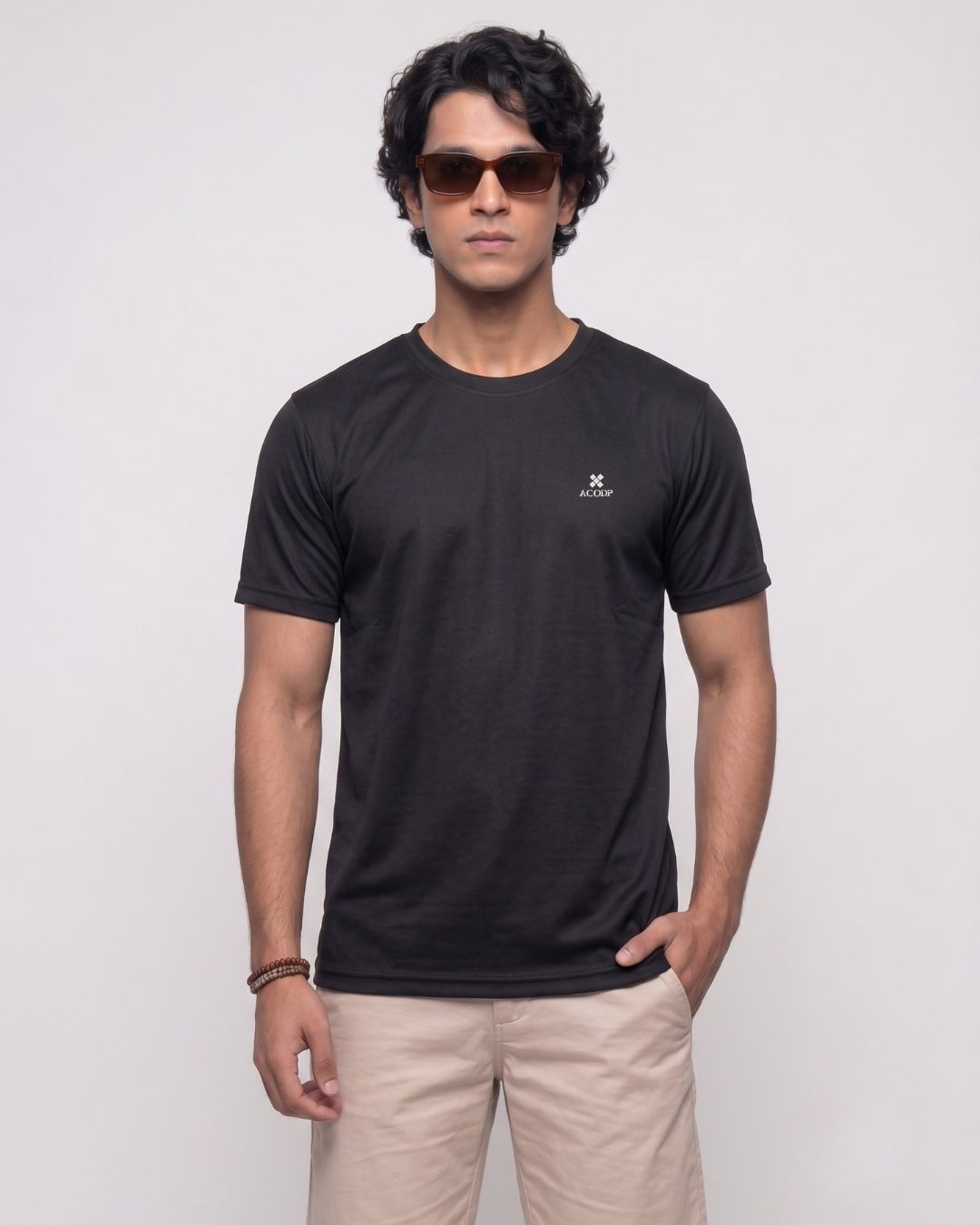 Men’s Black Crew Neck T-Shirt