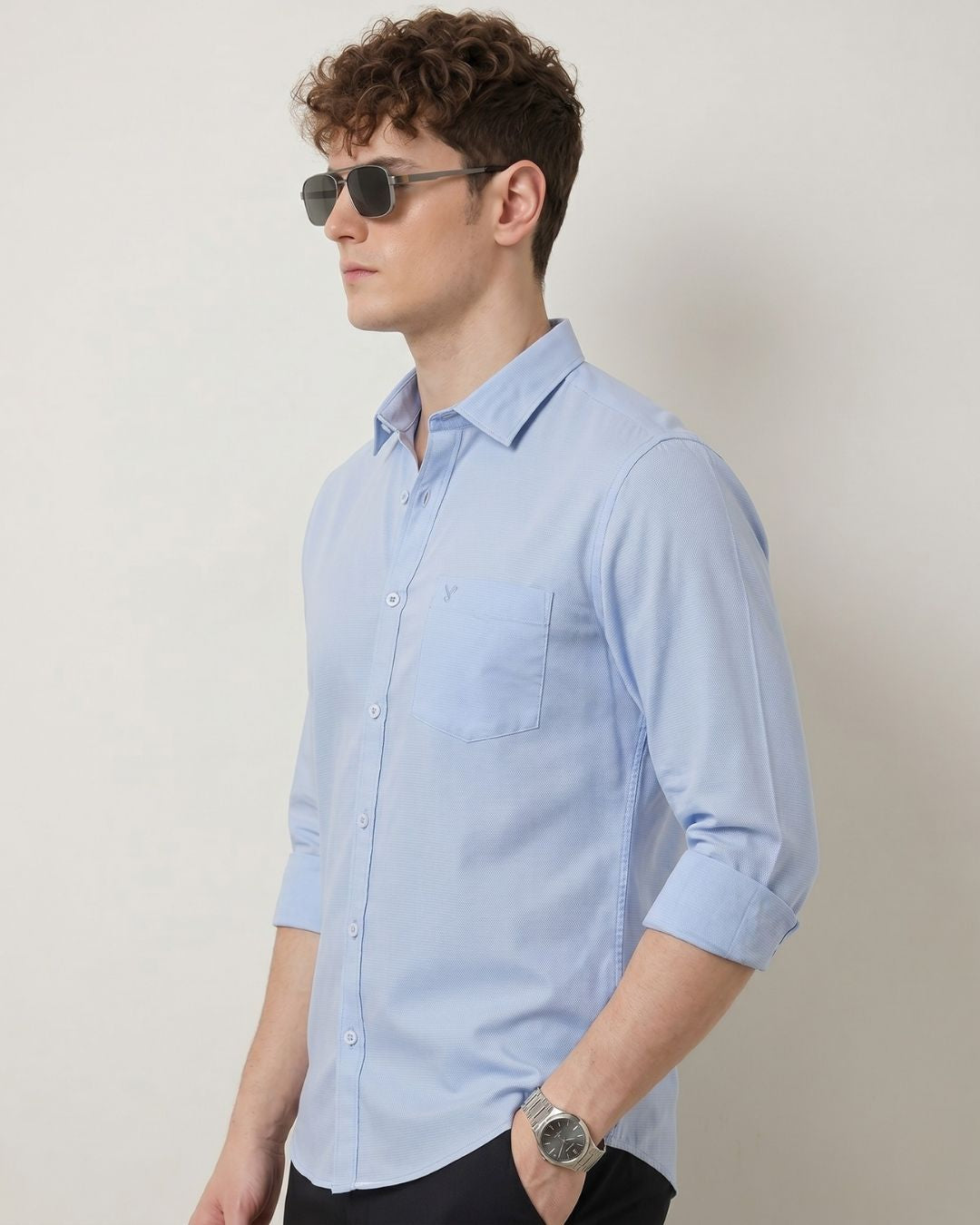 Men's Sky Blue Shirt