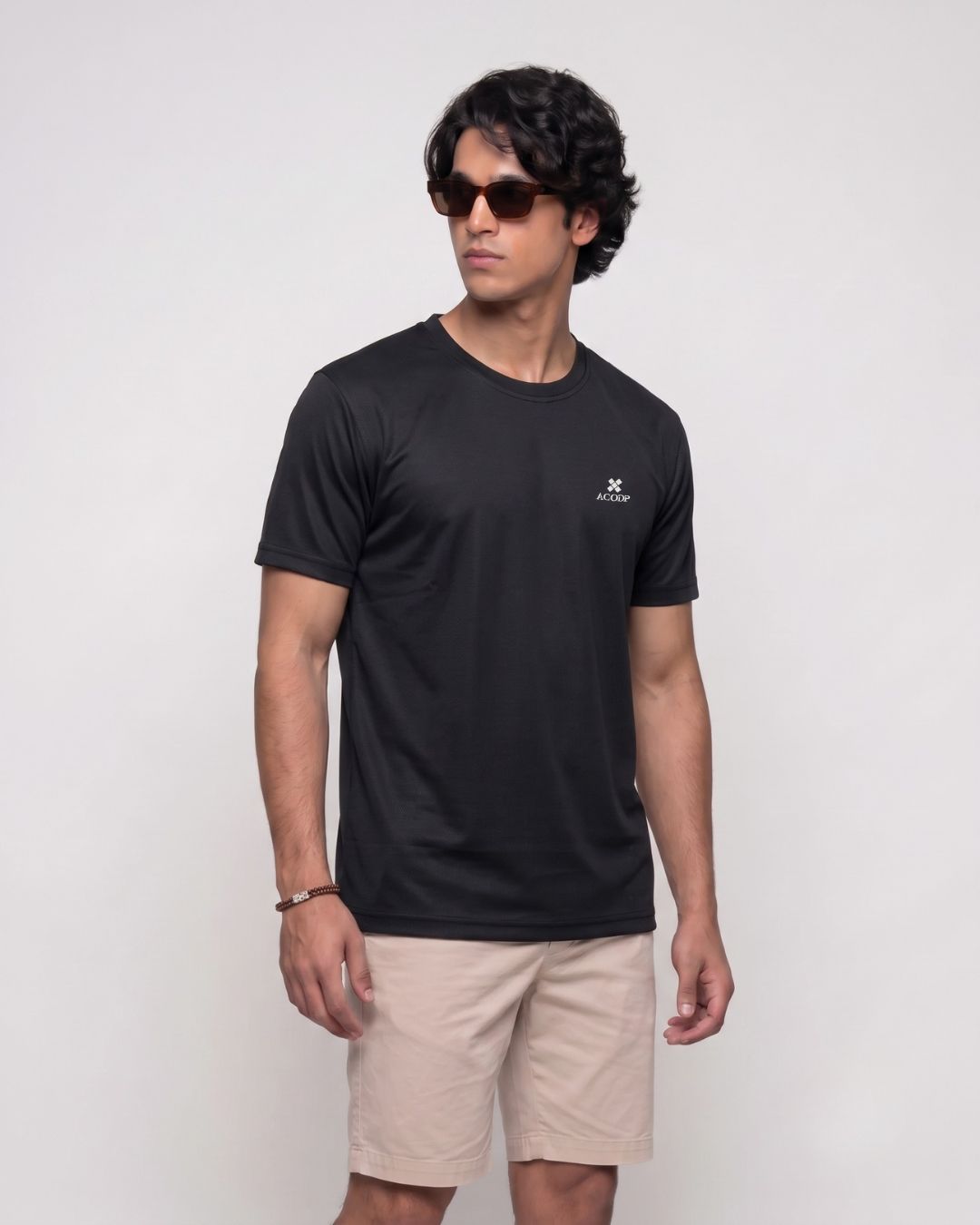 Men’s Black Crew Neck T-Shirt