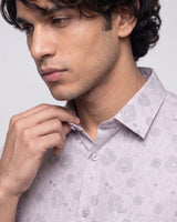 Purple Floral printed Shirt