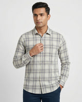 Grey Checked Shirt for Men