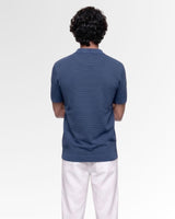 New Blue Cotton Polo
