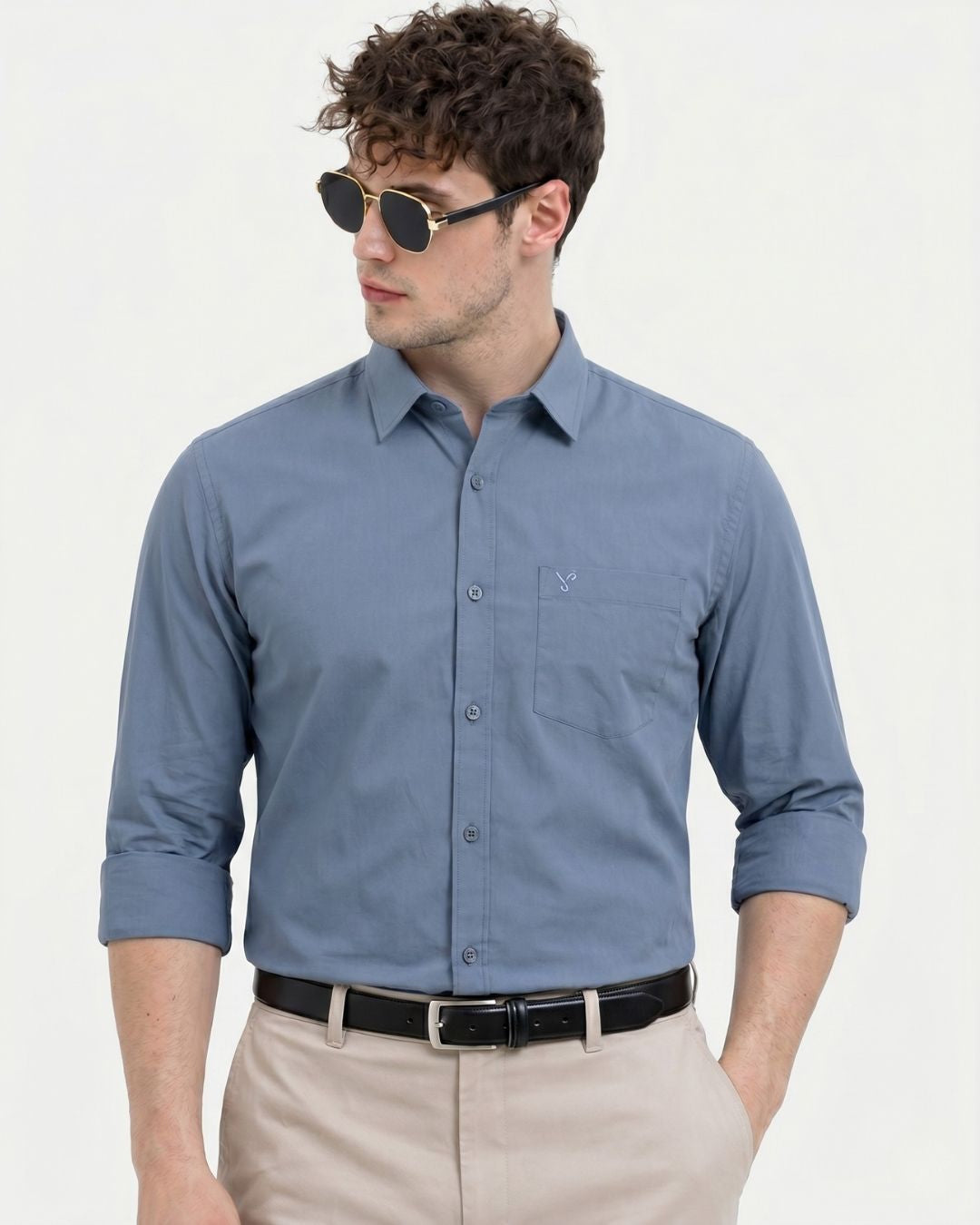 Men's Slate Blue Shirt