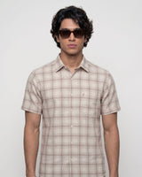 Beige Striped Shirt