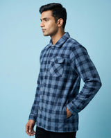 Sky Blue Utility Shacket