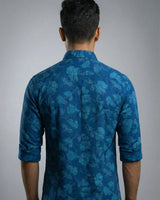 Denim Printed Shirt for Men
