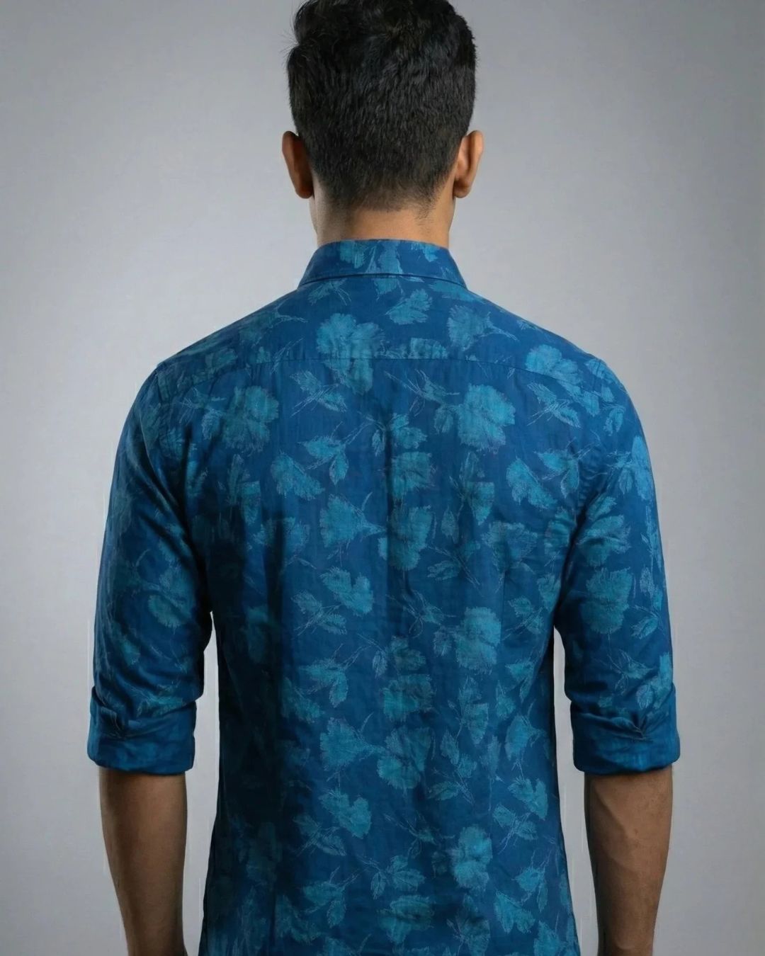 Denim Printed Shirt for Men