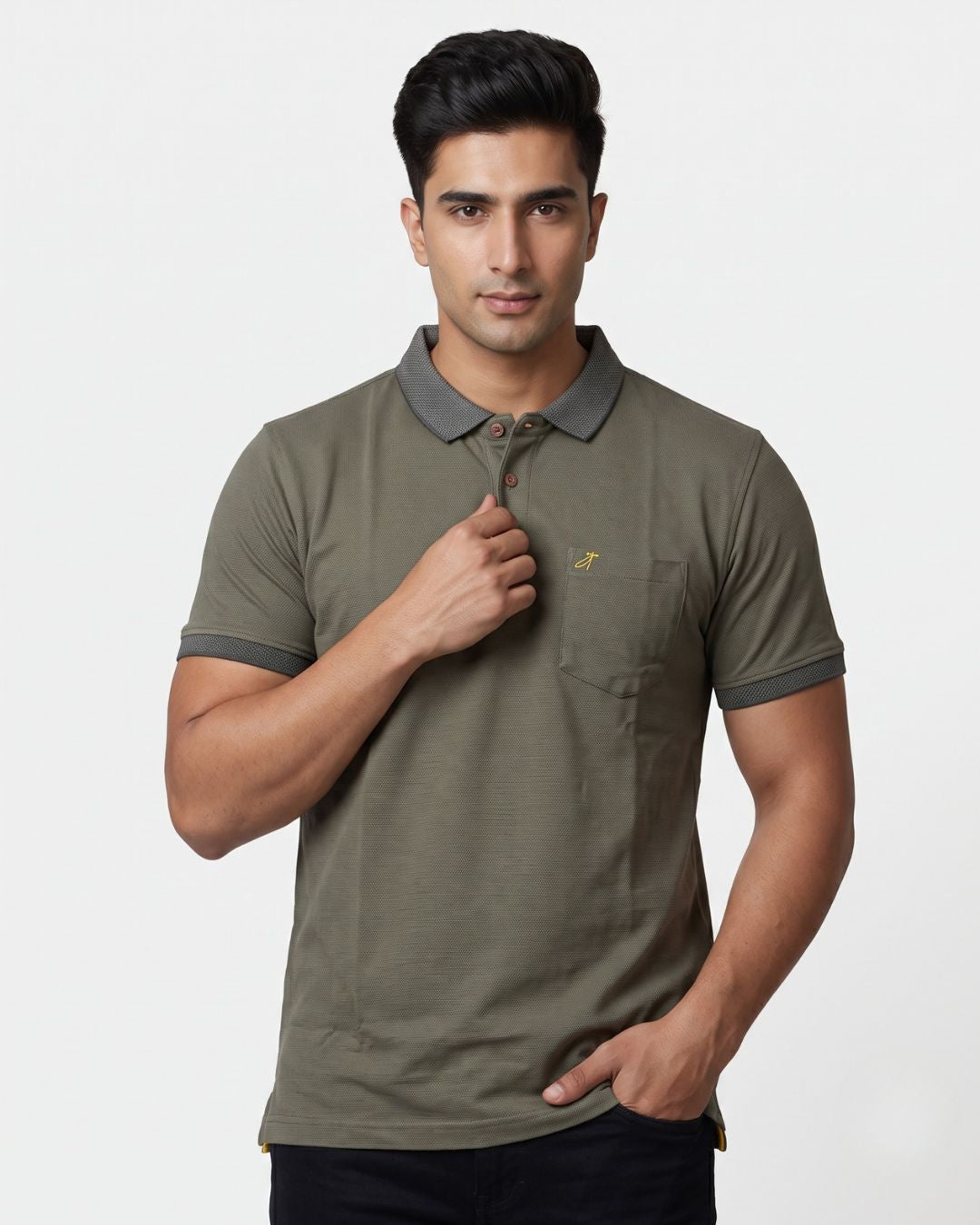 Men's Olive Green T-Shirt
