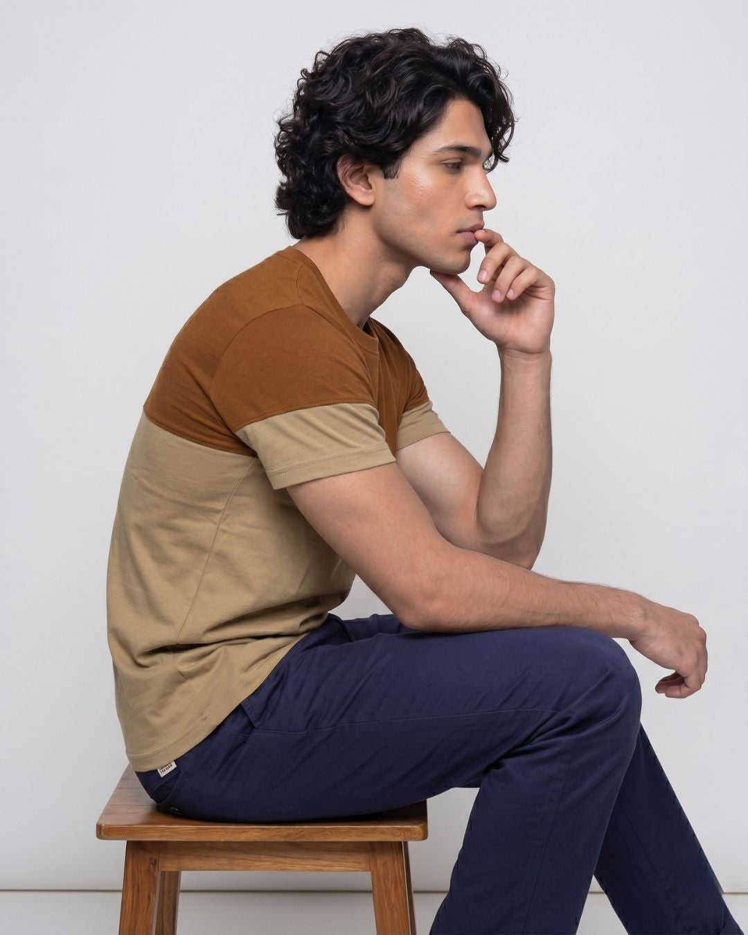 Beige Corron T-Shirt