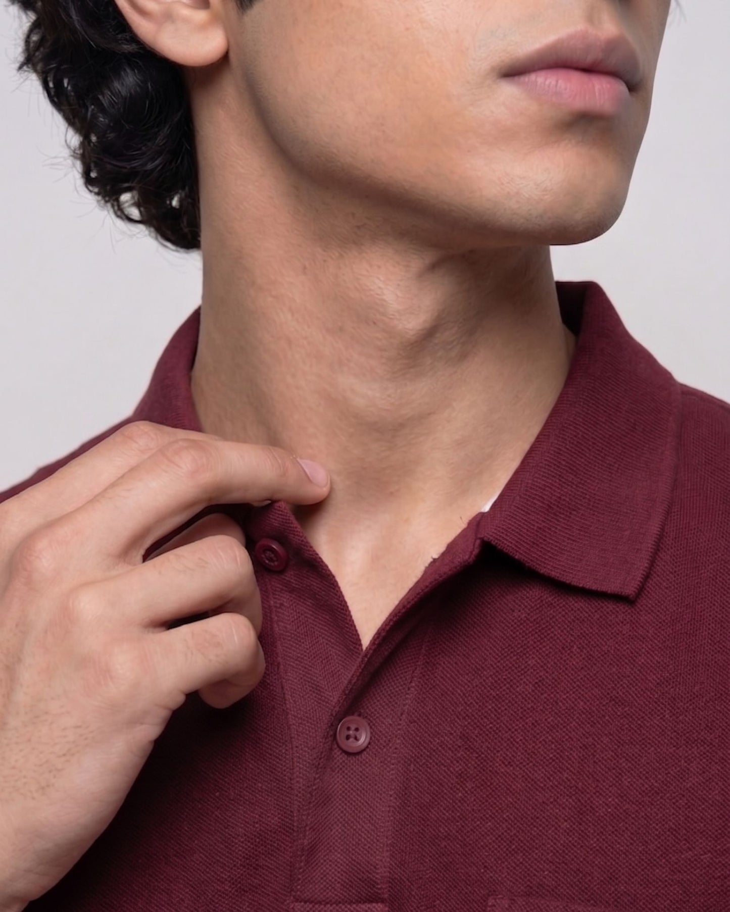 Maroon Polo T-shirt