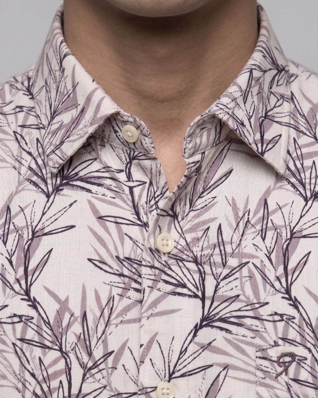 Coral Printed Shirt