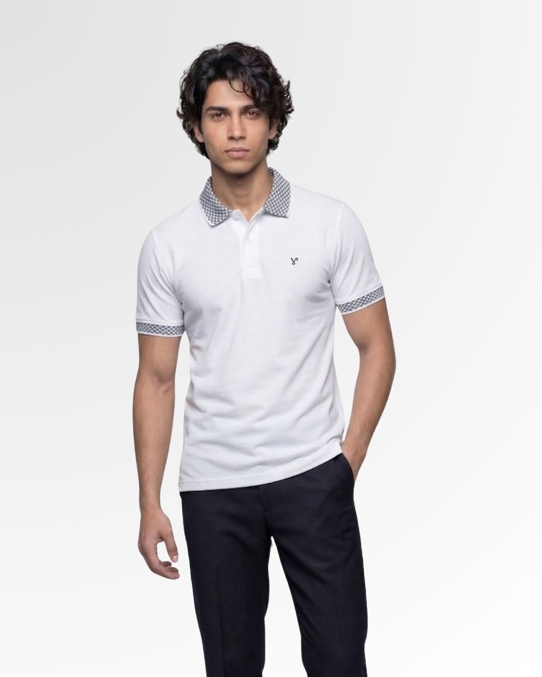 White Premium Polo