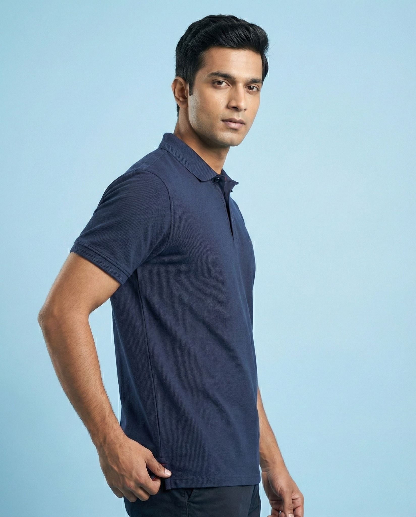 Navy Polo T-shirt