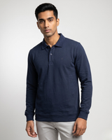 Men’s Navy Blue Full Sleeve T-Shirt