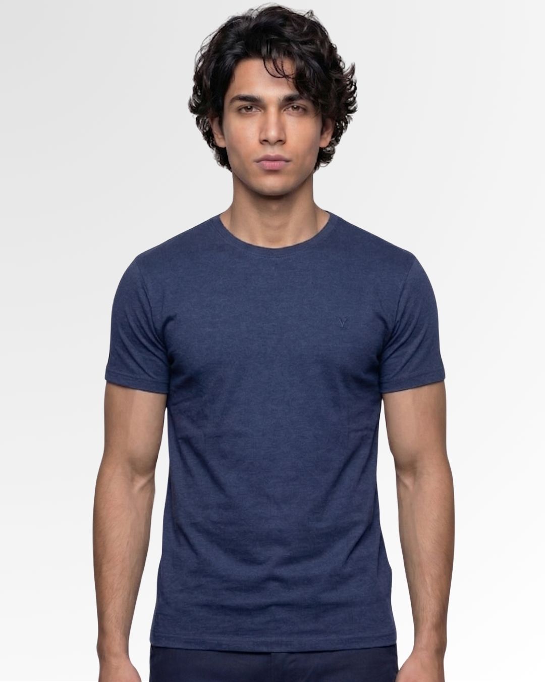 Navy Cotton T-Shirt