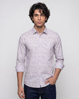 Purple Floral printed Shirt