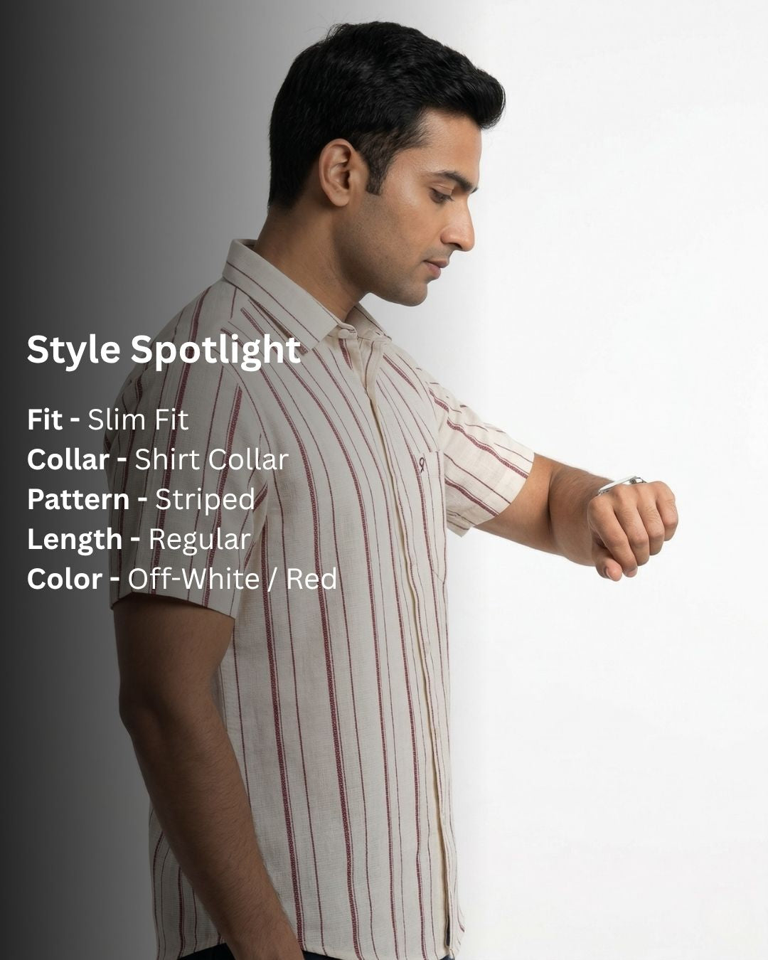 Vintage Stripe Off-White Shirt