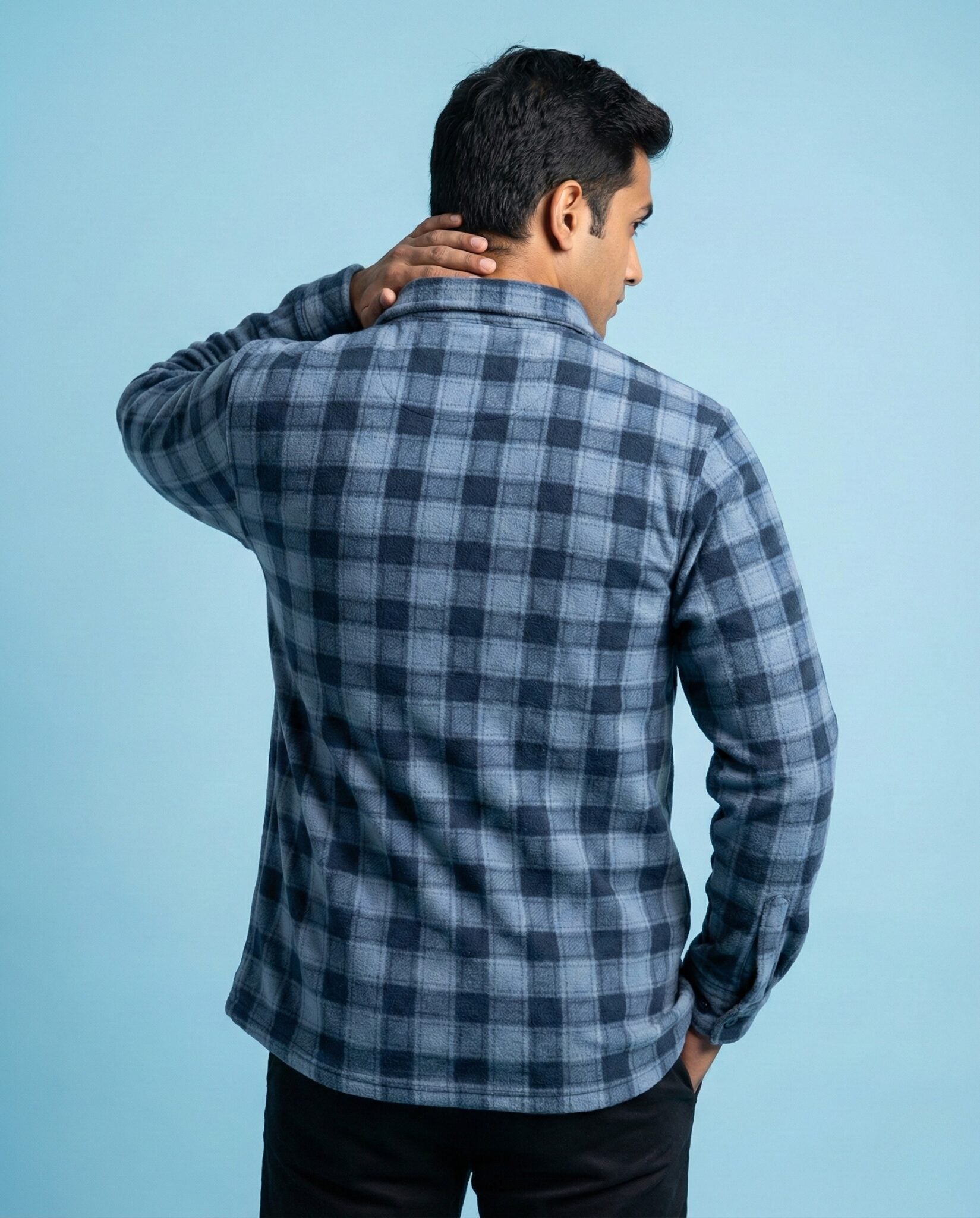 Sky Blue Utility Shacket