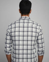 Off-White Checked Shirt for Men