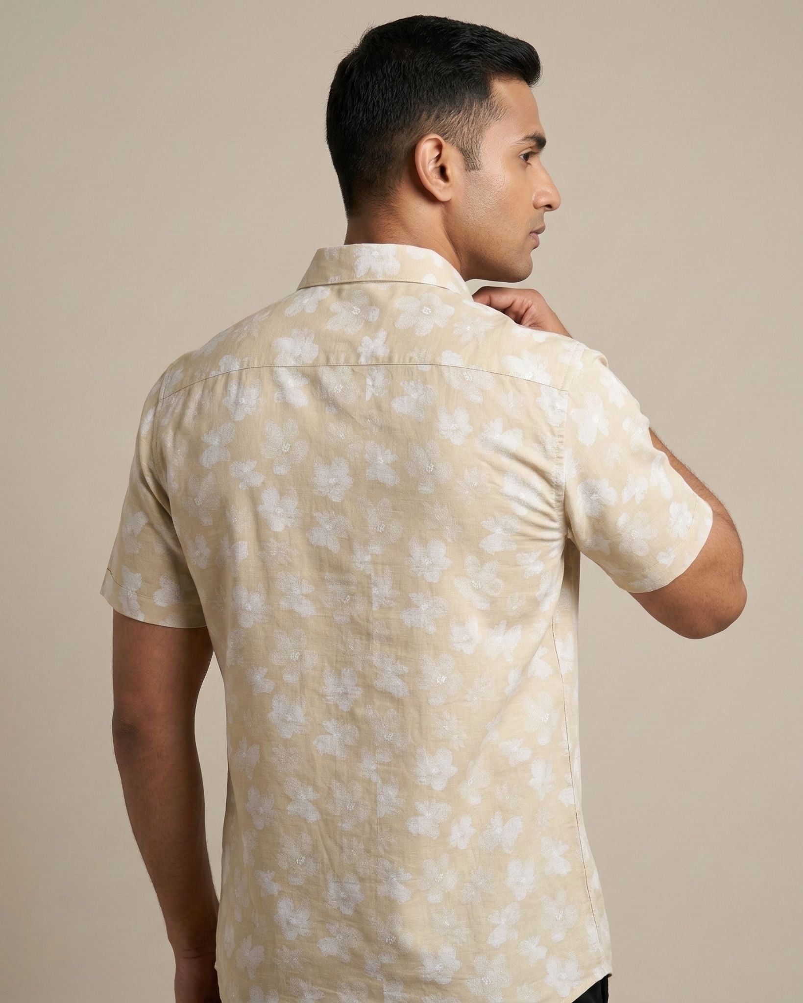 Yellow Printed Shirt