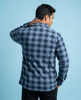 Men’s Sky Blue Utility Shacket