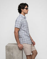 Sky Blue Striped Shirt