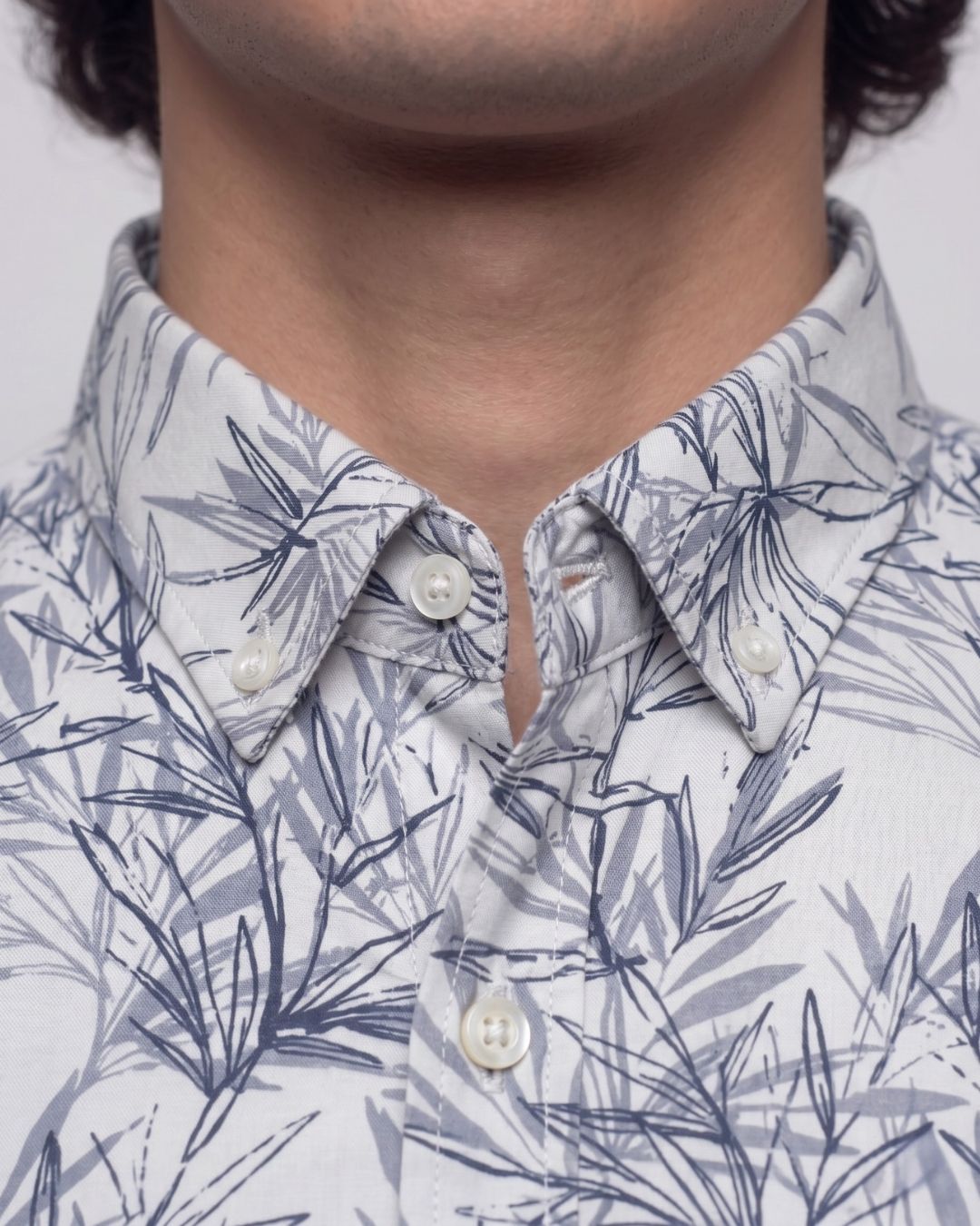 Blue Printed Shirt