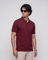 Maroon Polo T-shirt