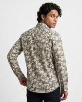 Brown Digital Print Shirt