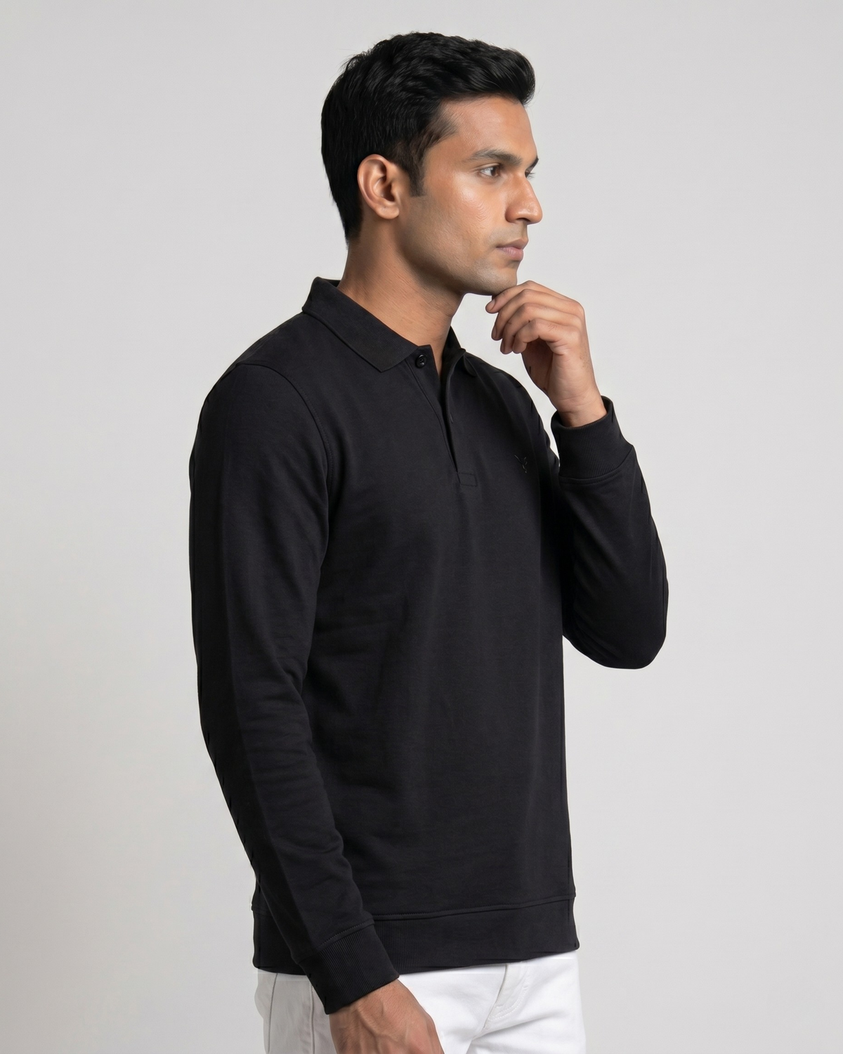 Men’s Black Full Sleeve T-Shirt