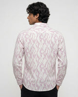 Coral Spiral Print Shirt