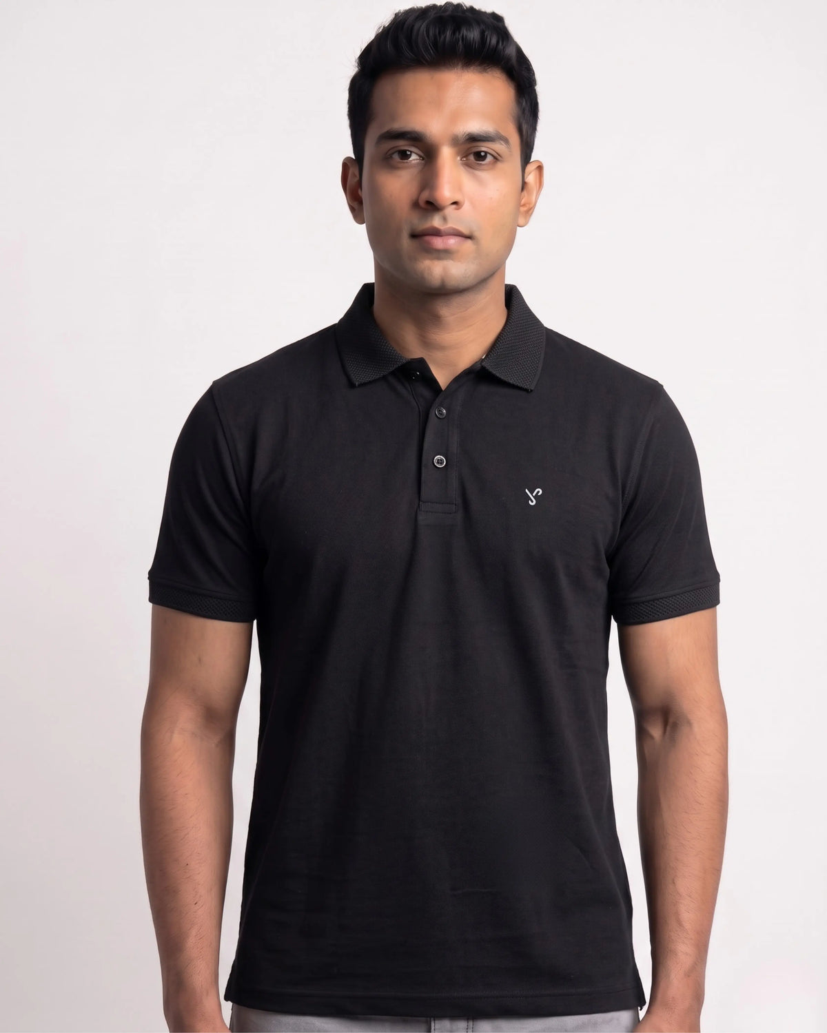 Men’s black Regular Fit Polo T-Shirt