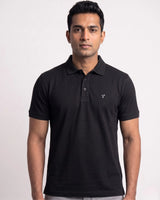 Men’s black Regular Fit Polo T-Shirt