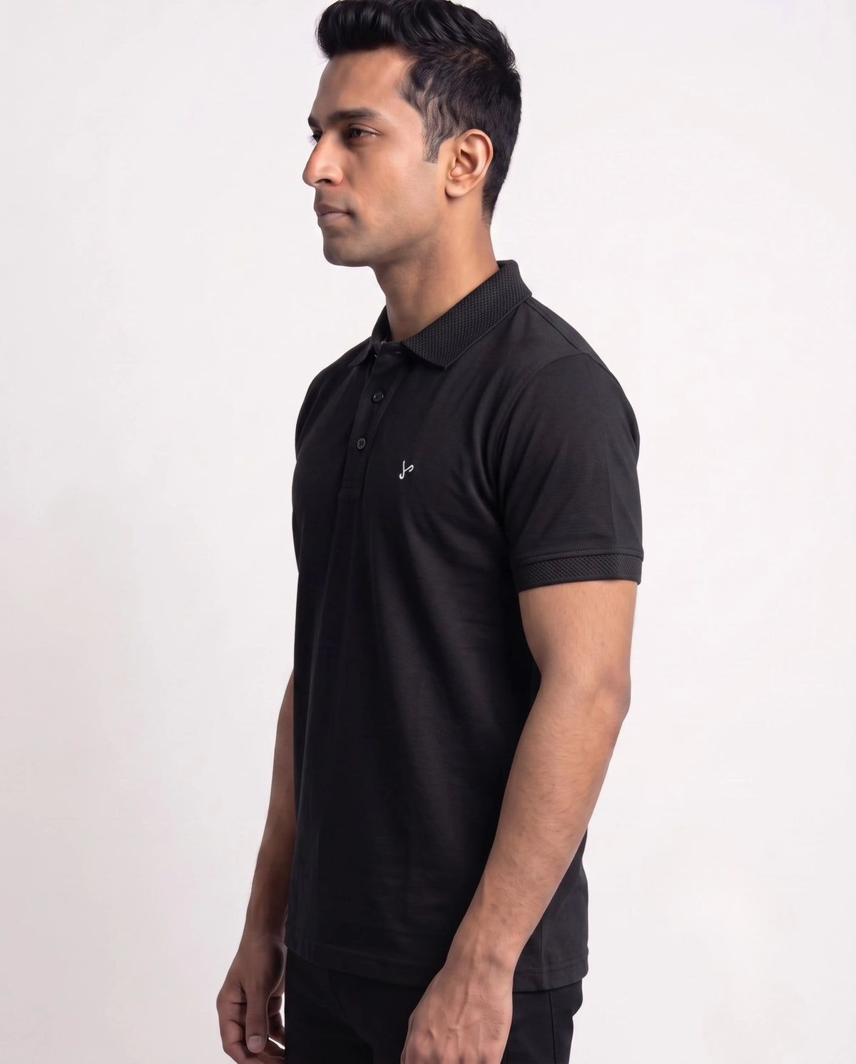 Men’s black Regular Fit Polo T-Shirt
