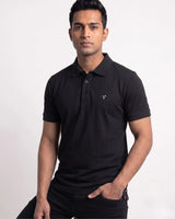 Men’s black Regular Fit Polo T-Shirt