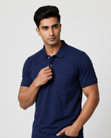 Navy Blue Classic Polo T-Shirt