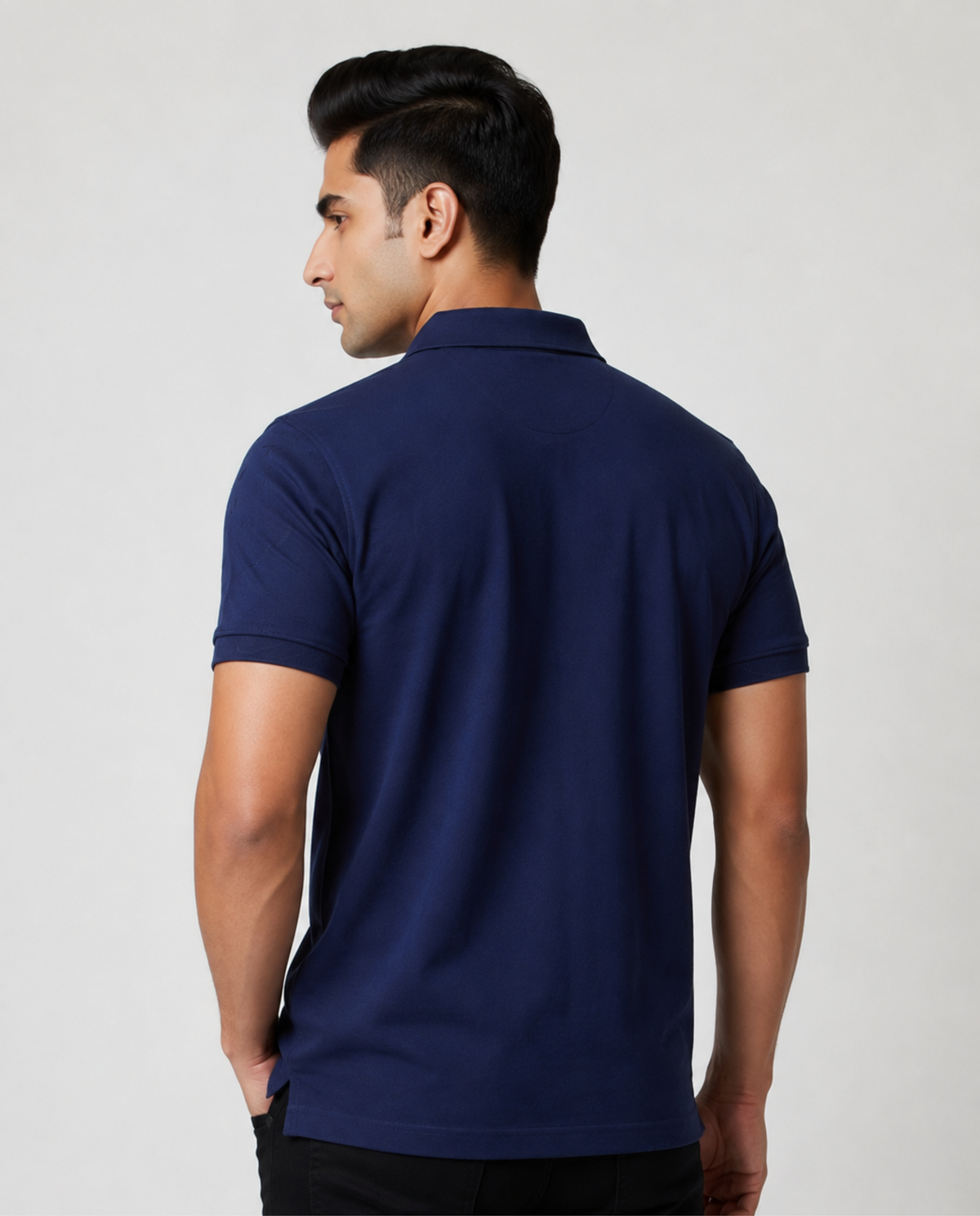 Navy Blue Classic Polo T-Shirt