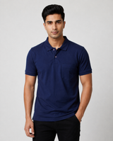 Navy Blue Classic Polo T-Shirt