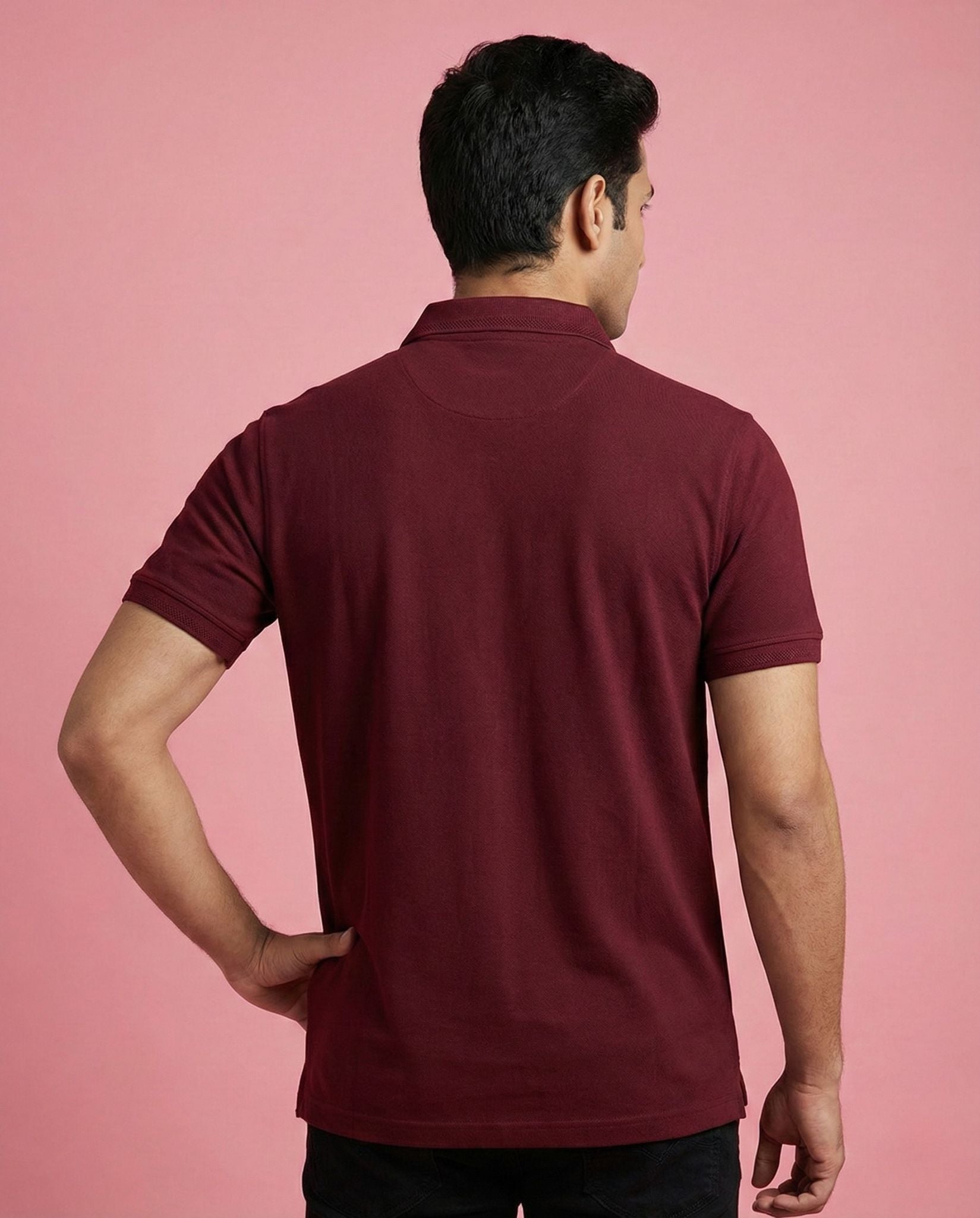 Maroon Polo T-shirt